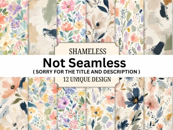 Download Seamless Ditsy Floral Digital Paper Bund - Premium Bundle