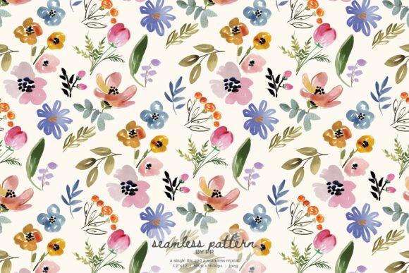Download Ditsy Floral Seamless Pattern - Premium Resources