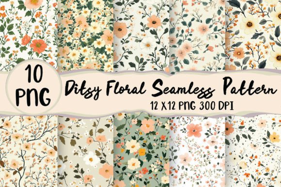 Download Ditsy Floral Seamless Pattern - Premium Resources